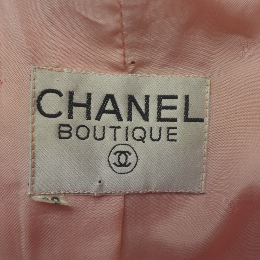 Chanel Boutique Jacket 38 FR Tweed Pink Vintage - Picture 3 of 16